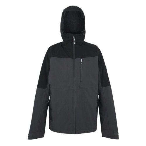 Regatta Mens Wentwood 3 in 1 Jacket - Ash/Black - Ash/Black - XXL - 100% Polyester