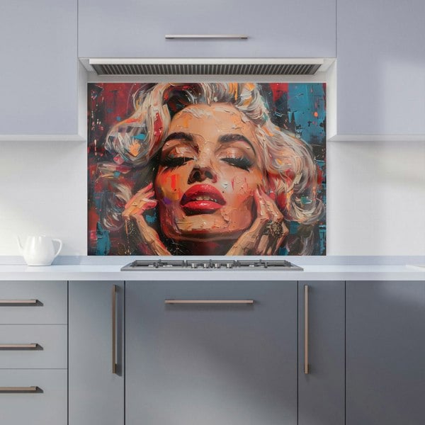 Warren Reed - Designer Vivid Marilyn: A Modern Expression Kitchen Splashback