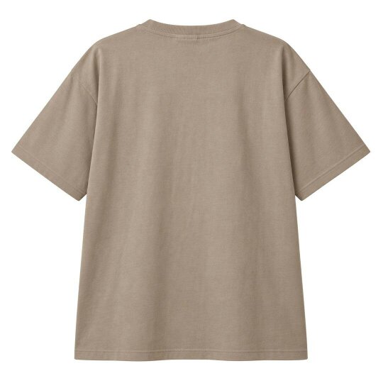 By Lanvin Embroidered Central Logo Taupe T-Shirt