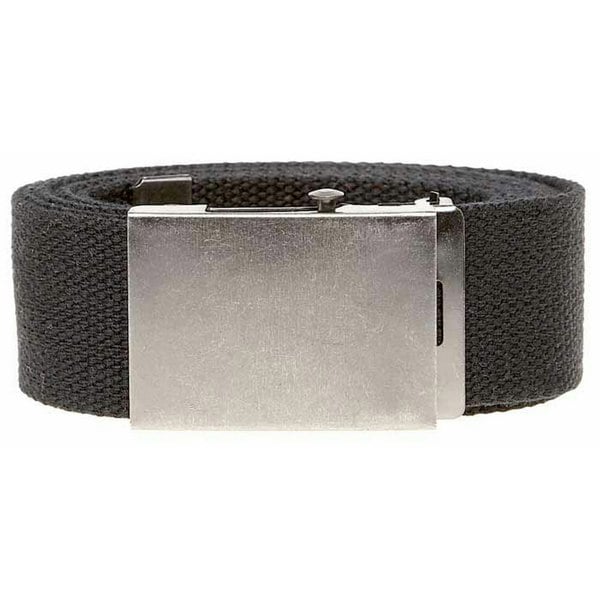 Duke Mens D555 Edward Webbing Waist Belt - Black