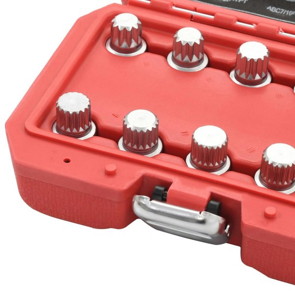 Berkfield 10 Piece Locking Wheel Nut Key Set for VW