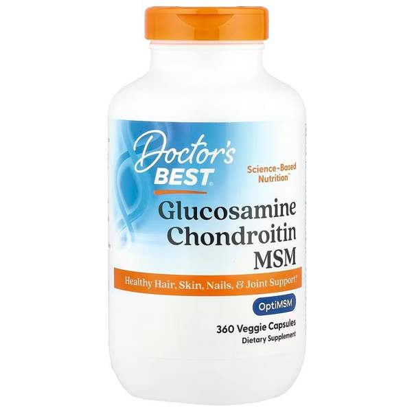 Doctor's Best Glucosamine Chondroitin MSM with OptiMSM - 360 caps