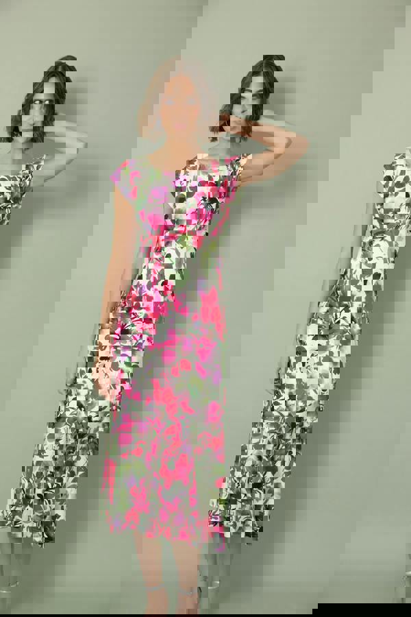 Alie Street London Clara Dress - Fuchsia Florals