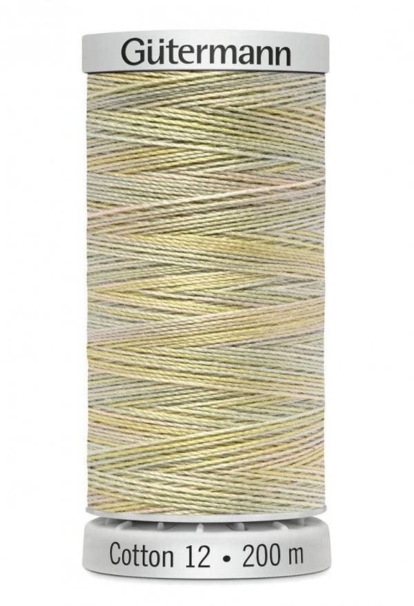 Gutermann No 12 Sulky Cotton Embroidery Thread 200m Cotton Thread Suitable For Embroidery