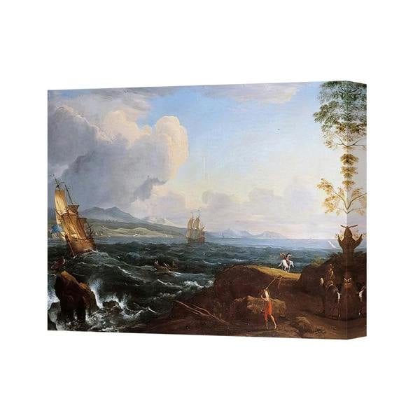 Benjamin Tate Design Seascape Canvas Wall Art Ships At Sea Landscape Painting