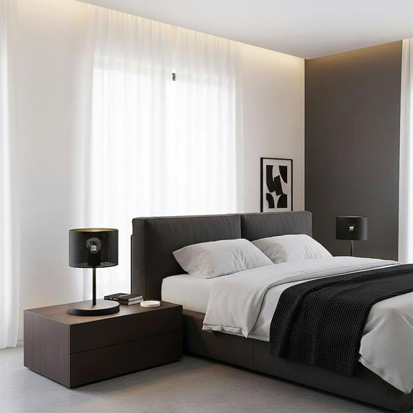 Emibig LUX Table Lamp 1 x E27 Black