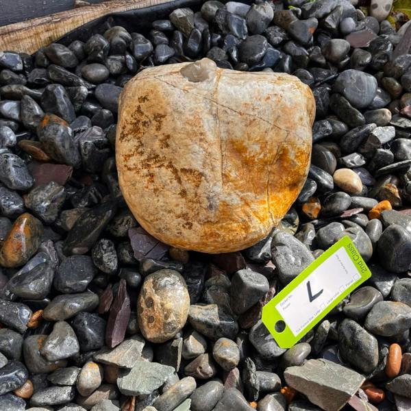 Drilled Natural Bouler L Solar Water Feature