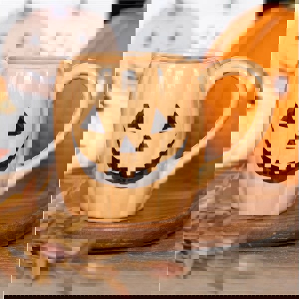 Serano Jack-o'-Lantern Pumpkin Shaped Mug