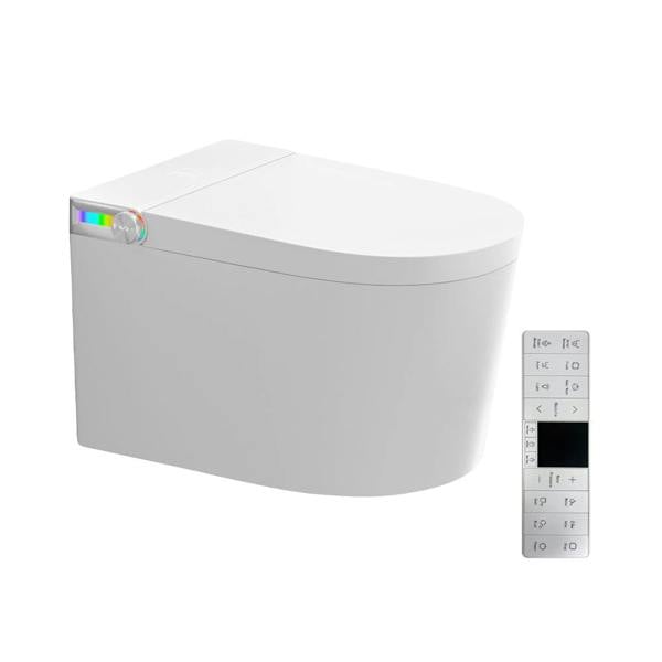 Ener-J Hygiene Pro Wall-Mounted Smart Toilet, Built-In Tank, UV Sterilisation, Auto-Lid & Heated Bidet