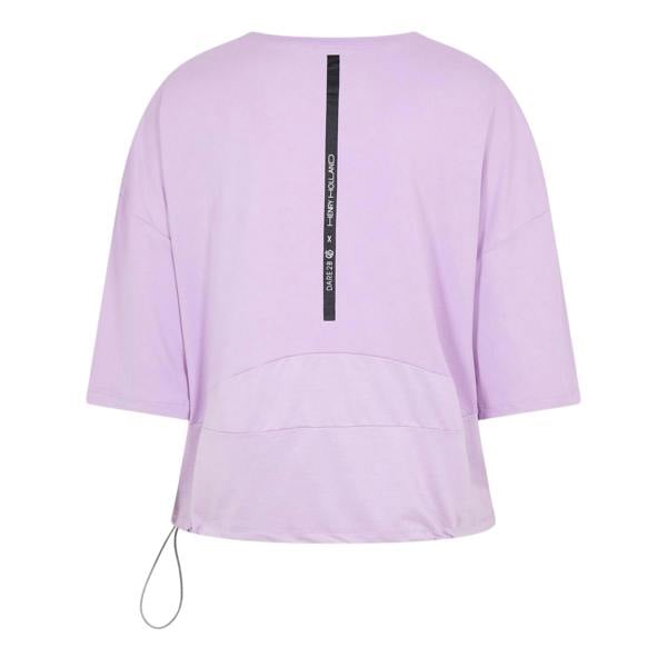 Dare 2B Womens/Ladies Henry Holland Cut Loose Crop T-Shirt - Lupine - 