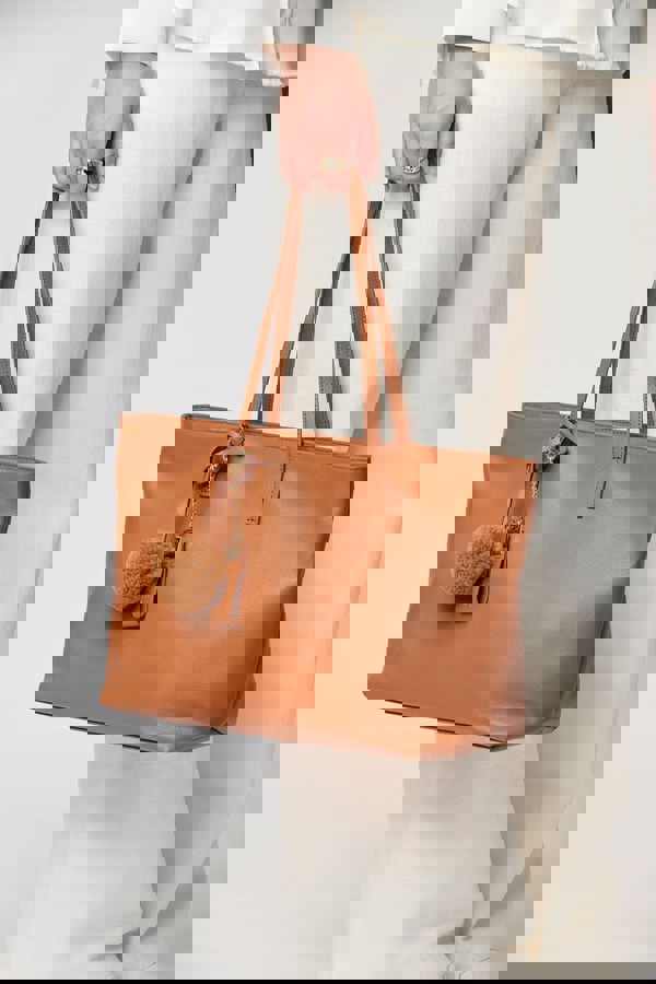 Audrey Shopper Bag Leather Brown