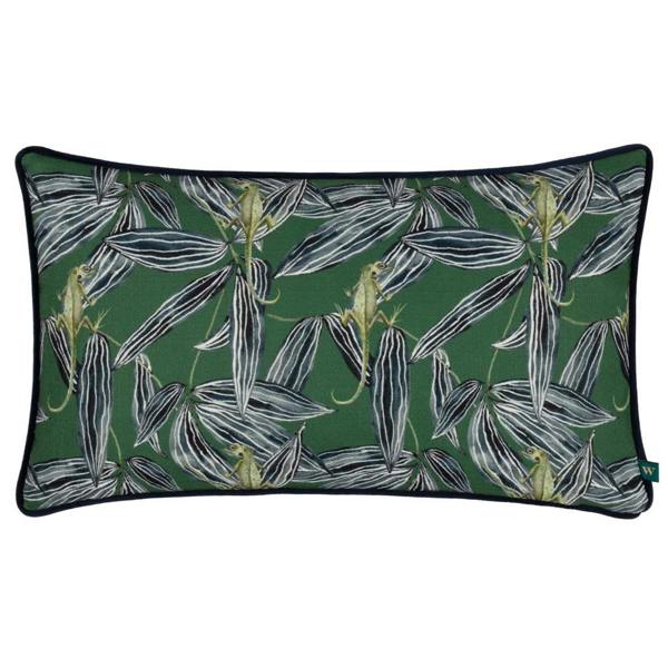 Wylder Ebon Wilds Nkiru Piped Cushion Cover - Green - 
