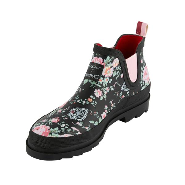 Regatta Womens/Ladies Cath Kidston Hackney Rose Low Wellington Boots - Black - 