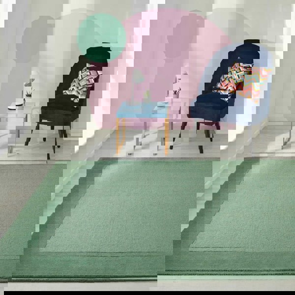 Colours Bordered Rug – Handmade Wool Rug