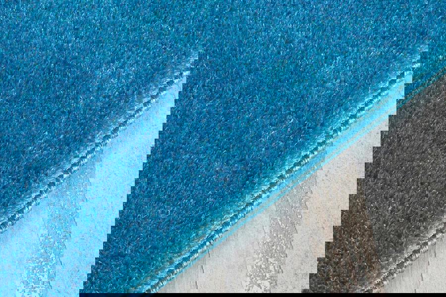 Smart Living Polyester Shaggy Rug - Teal