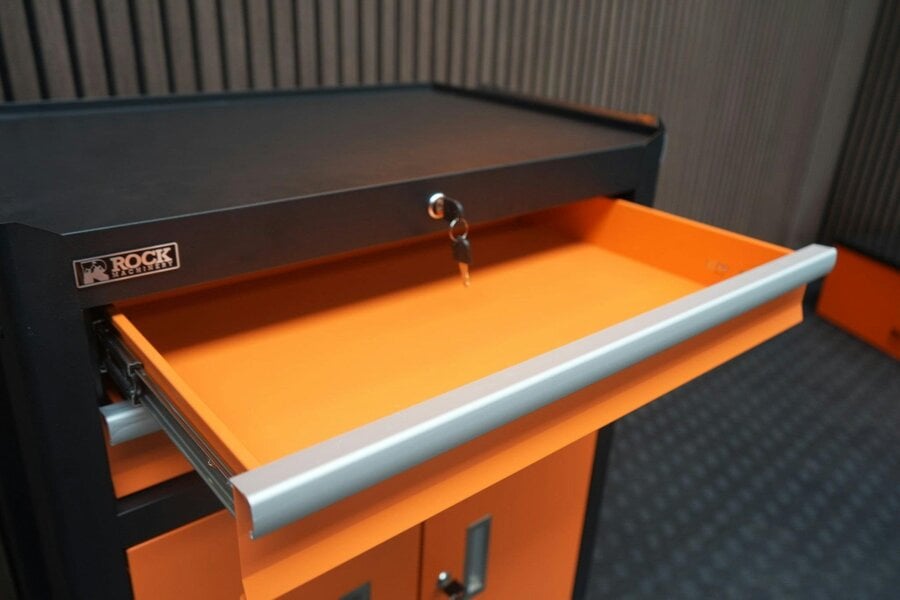 Rock Machinery Rock RT-075 28" Steel Tool Chest with cabinet