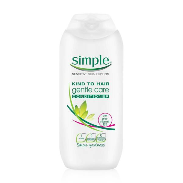 Simple Gentle Care Shampoo & Conditioner 200ml 3 Pack Bundle