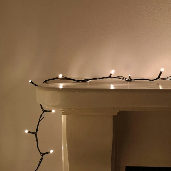 Samuel Alexander 380 LED 23m Christmas Outdoor 8 Function Timer Lights in Warm White