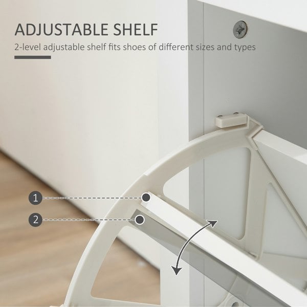 Flip-down Shoe Cabinet