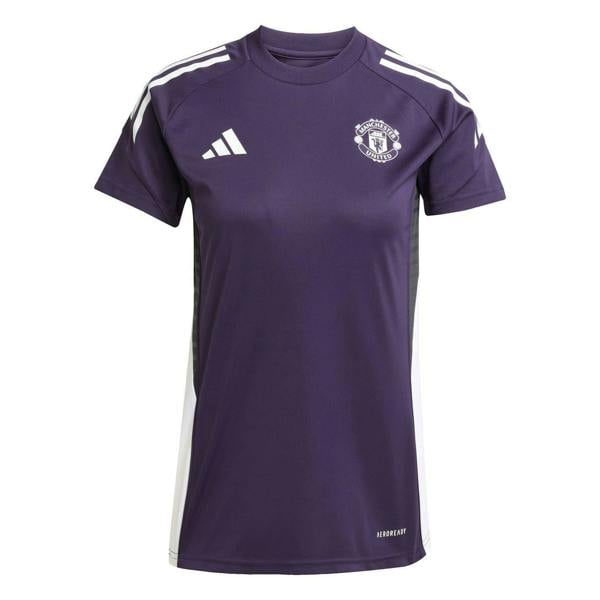 Adidas Womens/Ladies 2025/2026 Manchester United FC Training Track Top - Purple - 