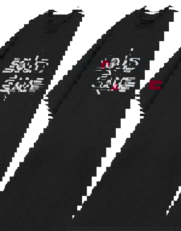 Squid Games Unisex Black Logo Short Sleeved T-Shirt