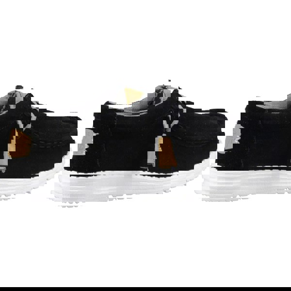 HEYDUDE Wally Craft Suede Shoe Unisex - Black