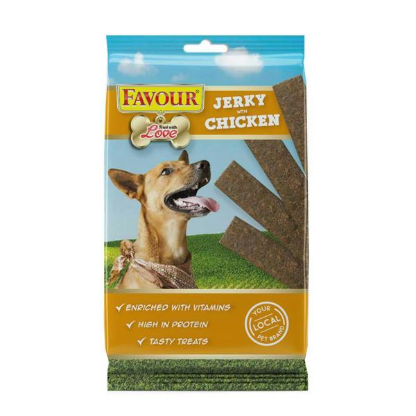 Favour Chicken Jerky Strips Dog Treats