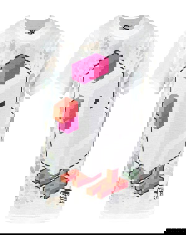 Crossy Road Boys White Sublimation Short Sleeved T-Shirt