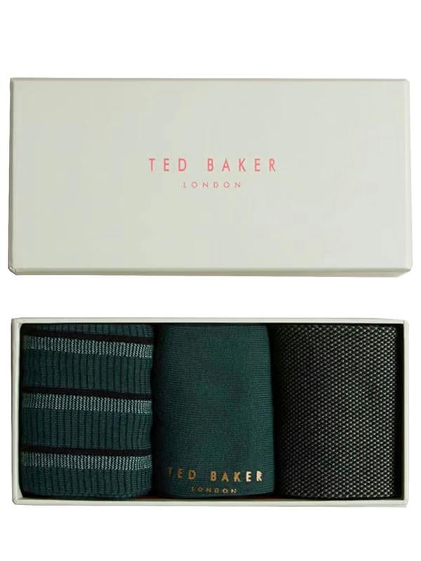 Ted Baker | Mens Crew Socks 3 Pack Gift Set