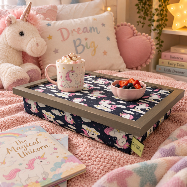 Made in the Mill Children's Luxury Lap Tray - Unicorns