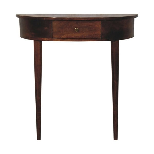 Artisan Furniture Solid Wood Backless Mounted Chestnut Console