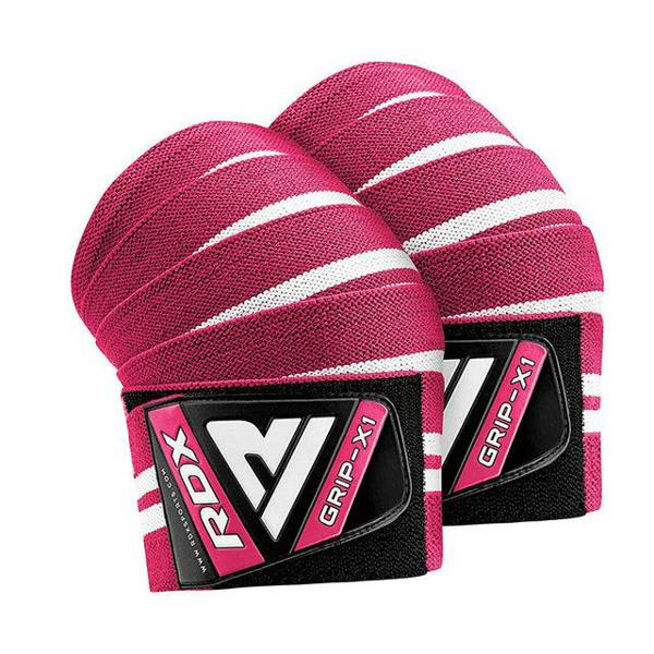 RDX Sports GYM KNEE WRAPS K4 PINK PLUS