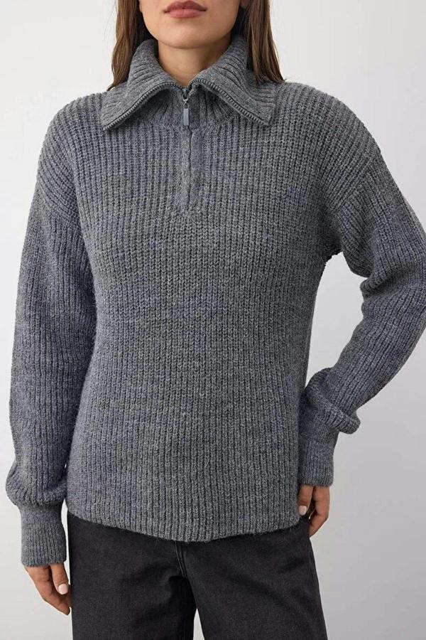 WOVCOR Soft Textured Knit Sweater