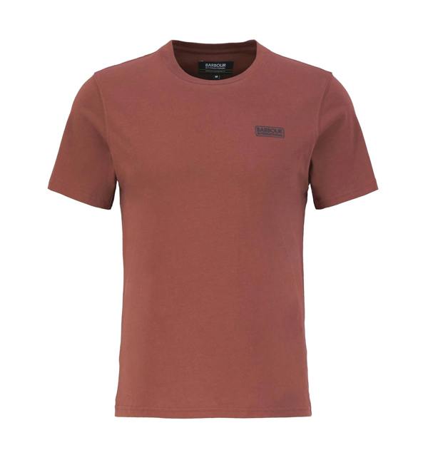 Barbour International Small Logo T-Shirt Burnt Henna