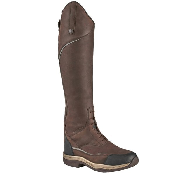 Moretta Women's Voltana XGRIP Buffalo Leather Long Riding Boots - Brown