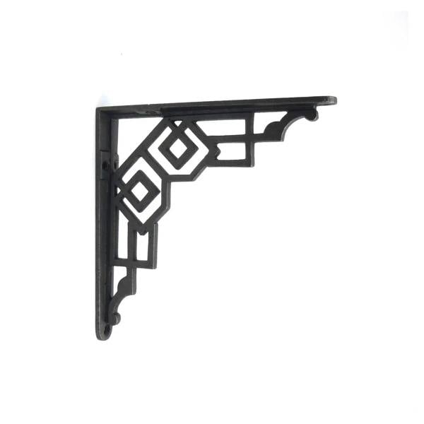 Pair of Art Deco Cast Iron Shelf Bracket