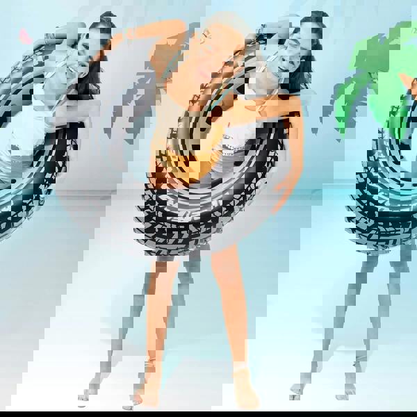 smartbies Intex 36" Radial Champs Pool Tyre Tube | Durable Outdoor Swimming Pool Float