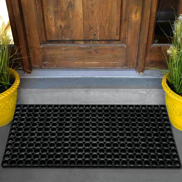 Hometex Solutions Hometex® All Seasons Outdoor Entrance Mat Black