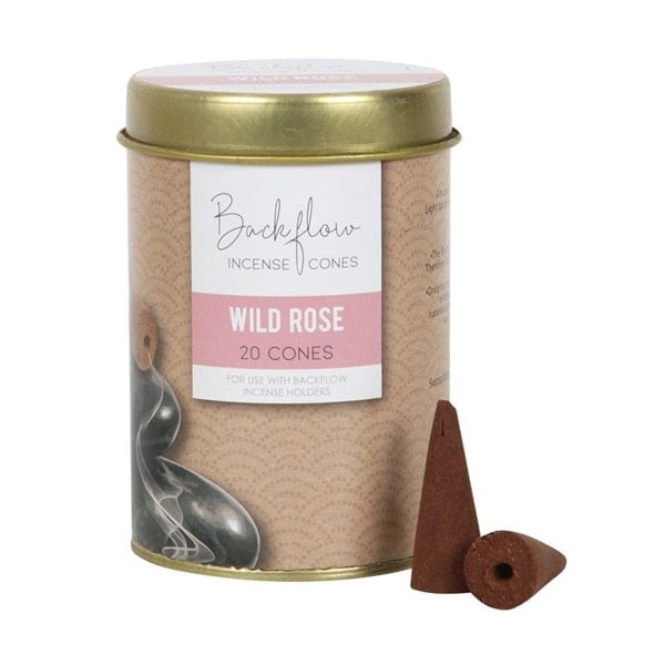 Serano 6 Tins of Elements Wild Rose Jumbo Backflow Cones