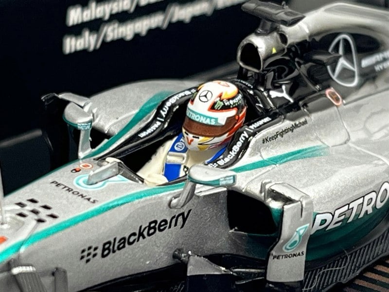 Minichamps Lewis Hamilton WC 2014 Mercedes AMG Petronas F1 Team 1:43 Scale 436140044