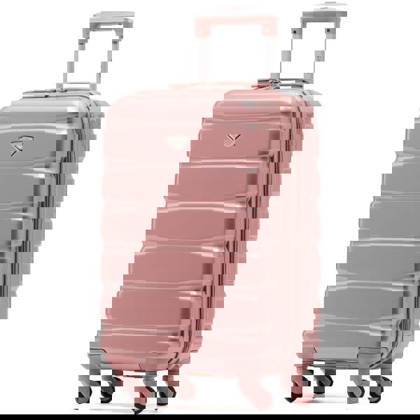 Flight Knight 55x35x20cm Cabin Carry Bag Hard Shell Suitcase 100+ Airline Approved