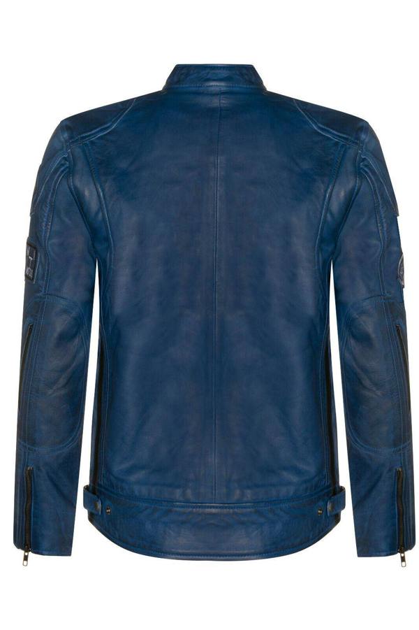 Infinity Leather Mens Racing Leather Biker Jacket-Portland