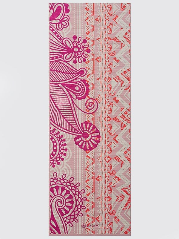 Gaiam Bohemian Rose Yoga Mat 4mm