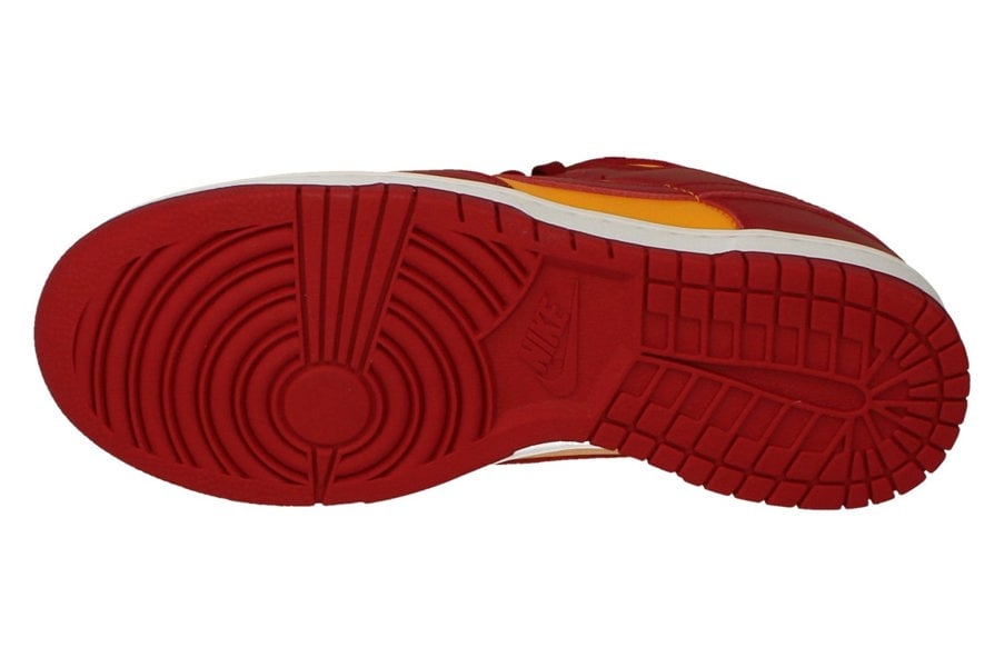 Nike Dunk Low Retro Mens Trainers Dd1391 701 - Midas Gold Tough Red White 701 - Photo 4