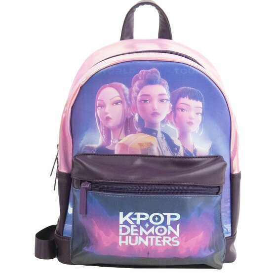 K-Pop Demon Hunters Huntrix Fashion Backpack - Purple/White