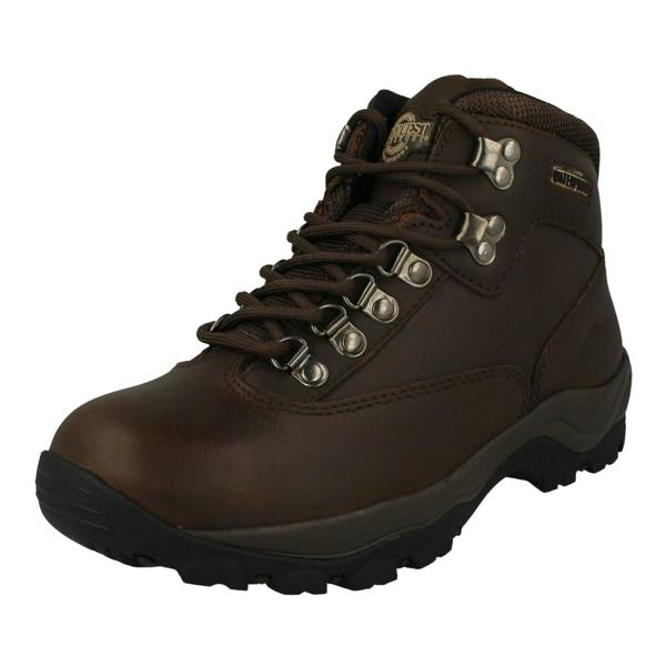 Northwest Territory Ladies Northwest Territory Leather Hiking Walking Waterproof Ankle Boots Peak