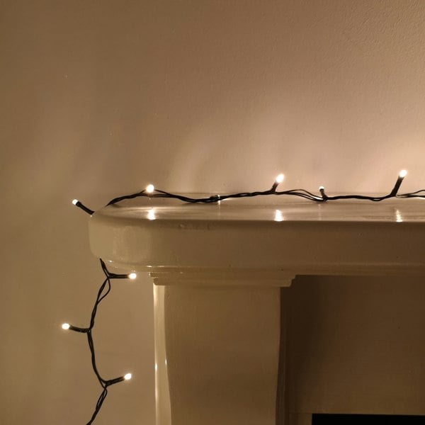 Samuel Alexander 380 LED 23m Christmas Outdoor 8 Function Timer Lights in Warm White