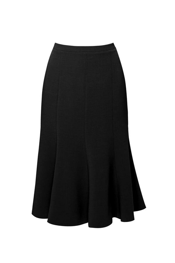 Rumour London Lucy wool midi skirt in black