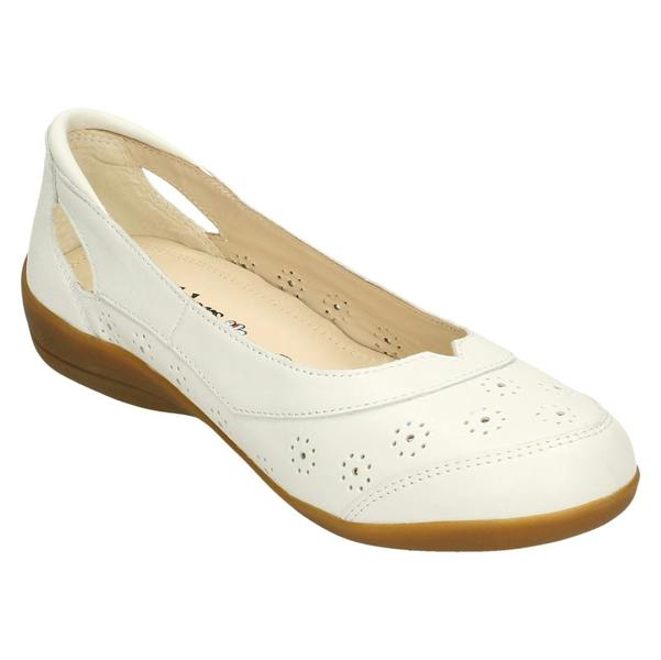 Padders Ladies Padders Cut Out Ballerina Flats Demi 2