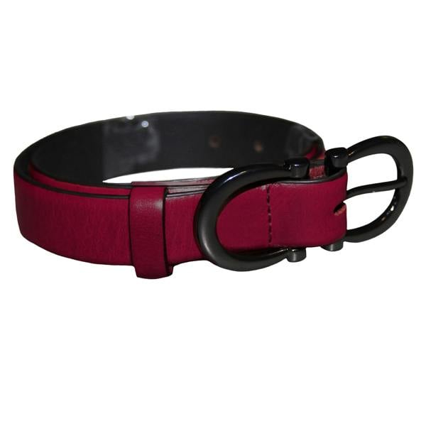 Eastern Counties Leather Womens Feature Buckle Belt - Burgundy